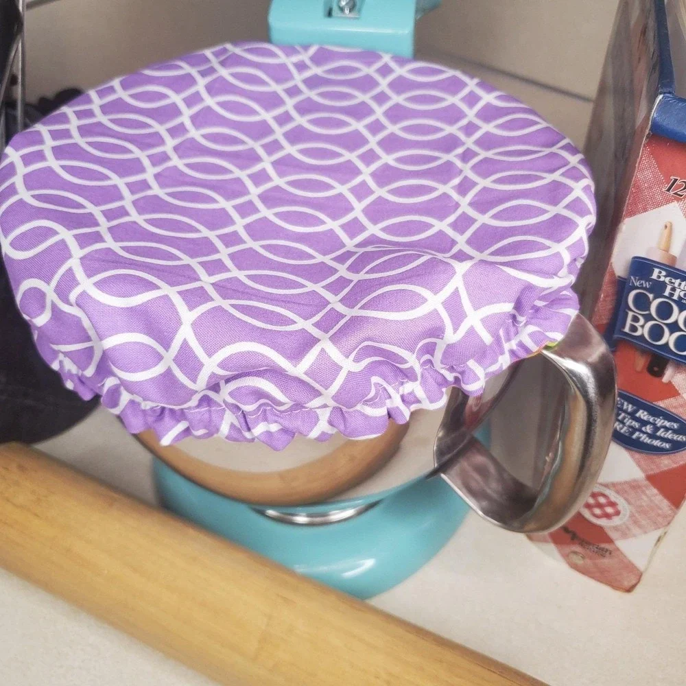 Ice Cream Shoppe Purple Reversible KitchenAid Mixer Mixing Bowl Cover Baking‎